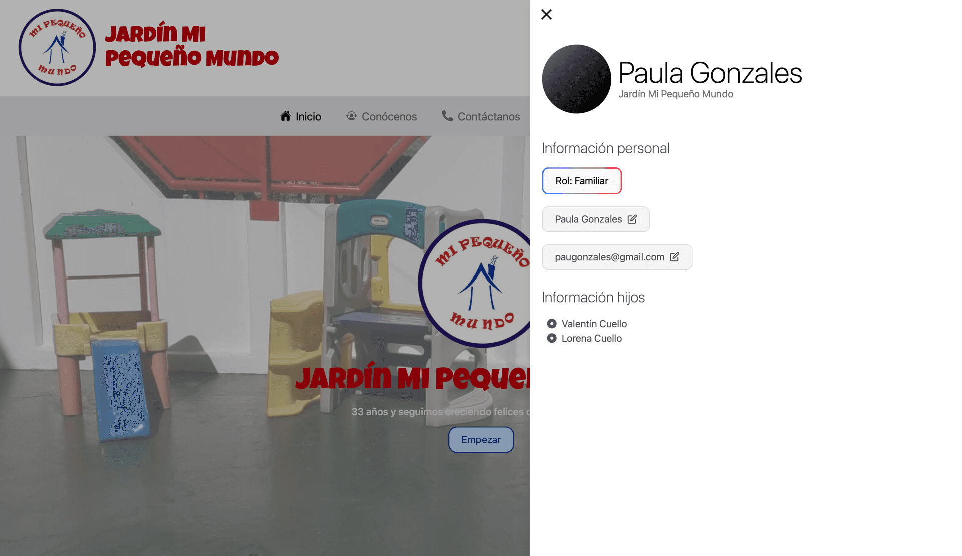Imagen de la plataforma